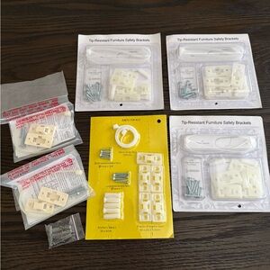 Anti-Tip Furniture Safety Straps – New / Never Used